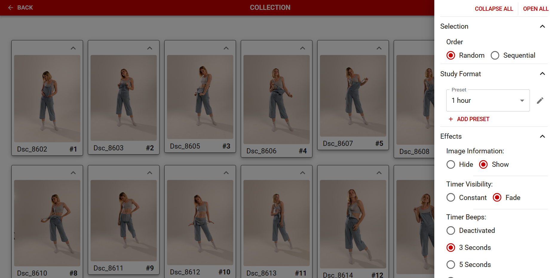 PosePlayer webpage Screenshot
